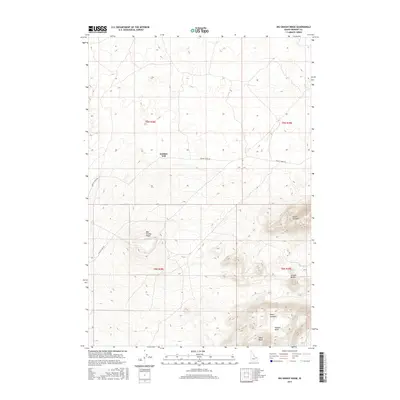 2017 Map of Big Grassy Ridge, 2017 Print