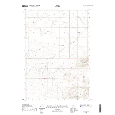 2020 Map of Big Grassy Ridge, 2020 Print