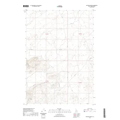 2020 Map of Big Grassy Ridge SE, 2020 Print
