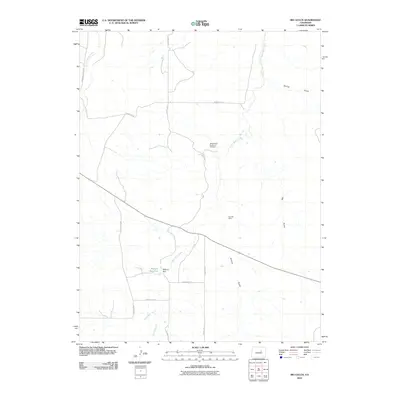 2010 Map of Big Gulch, 2010 Print