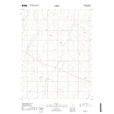 2019 Map of Big Gulch, 2019 Print
