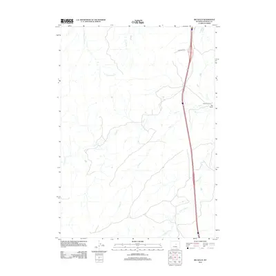 2012 Map of Big Gulch, 2012 Print