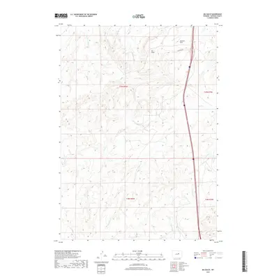 2017 Map of Big Gulch, 2017 Print