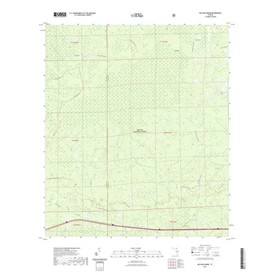 2021 Map of Big Gum Swamp, 2021 Print