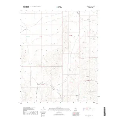 2020 Map of Big Gyp Mountain, 2020 Print
