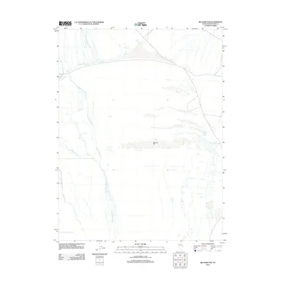 2012 Map of Big Hard Pan, 2012 Print
