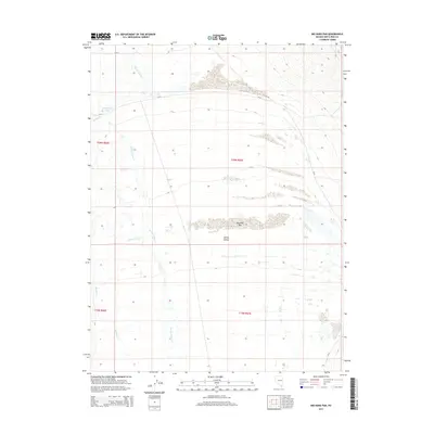 2014 Map of Big Hard Pan, 2014 Print