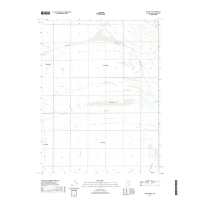 2018 Map of Big Hard Pan, 2018 Print
