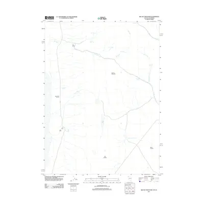 2011 Map of Big Hat Mountain, 2011 Print