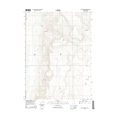 2015 Map of Big Hat Mountain, 2015 Print