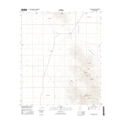 2017 Map of Big Hatchet Peak, 2017 Print