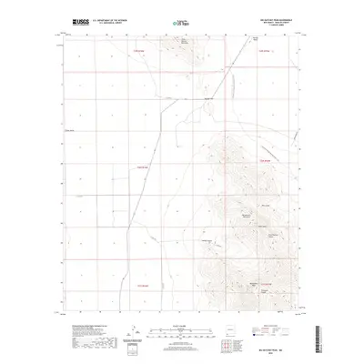 2020 Map of Big Hatchet Peak, 2020 Print