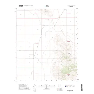 2023 Map of Big Hatchet Peak, 2023 Print