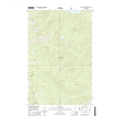 2017 Map of Big Hawk Mountain, 2017 Print