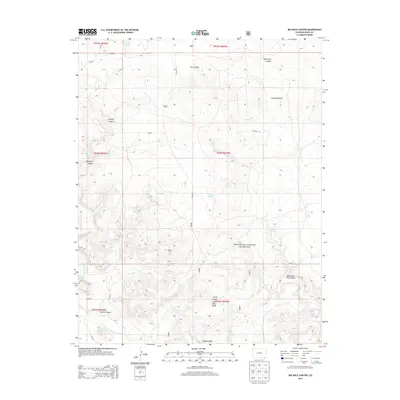 2013 Map of Big Hole Canyon, 2013 Print