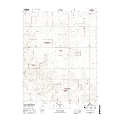 2016 Map of Big Hole Canyon, 2016 Print