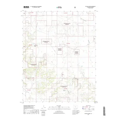 2019 Map of Big Hole Canyon, 2019 Print