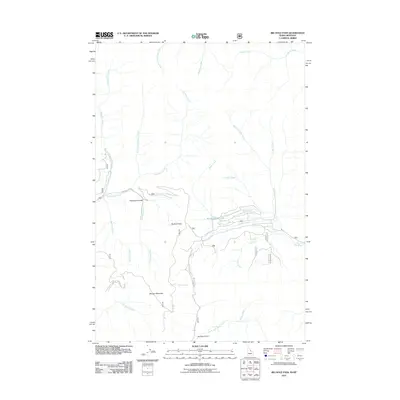 2011 Map of Big Hole Pass, 2011 Print