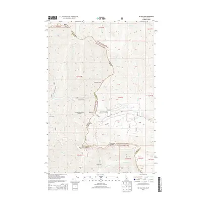 2013 Map of Big Hole Pass, 2013 Print