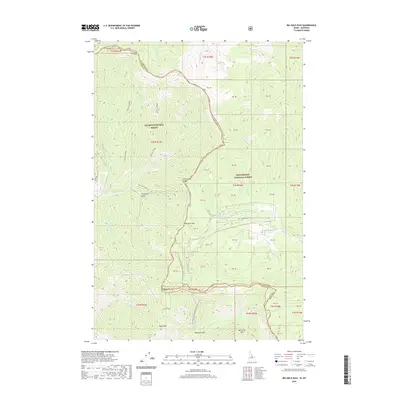 2020 Map of Big Hole Pass, 2020 Print
