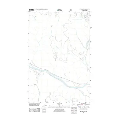 2011 Map of Big Hole Peak, 2011 Print