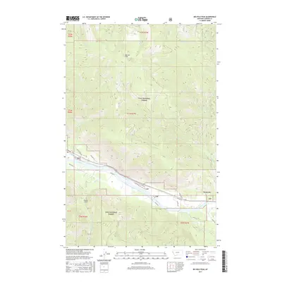 2017 Map of Big Hole Peak, 2017 Print