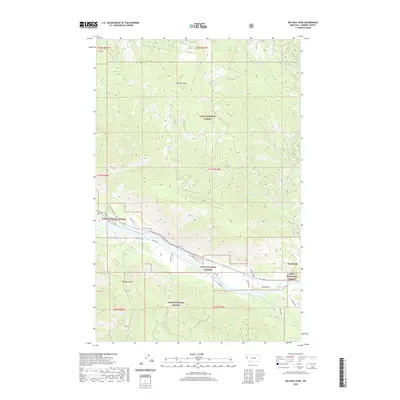 2020 Map of Big Hole Peak, 2020 Print