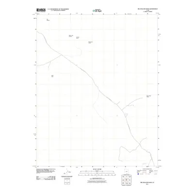2011 Map of Big Hollow Wash, 2011 Print