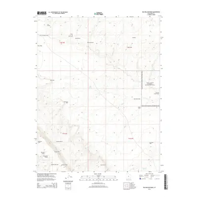 2014 Map of Big Hollow Wash, 2014 Print