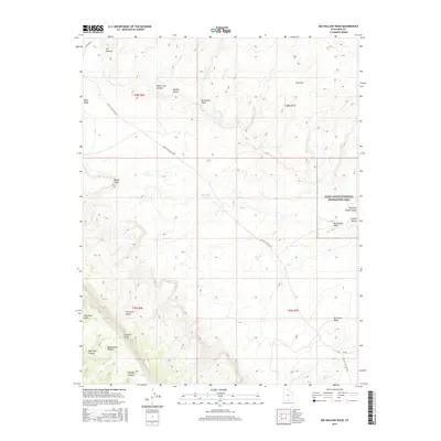 2017 Map of Big Hollow Wash, 2017 Print