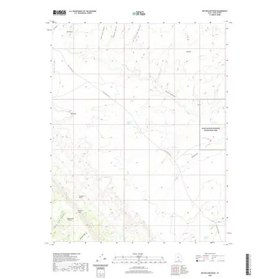 2020 Map of Big Hollow Wash, 2020 Print