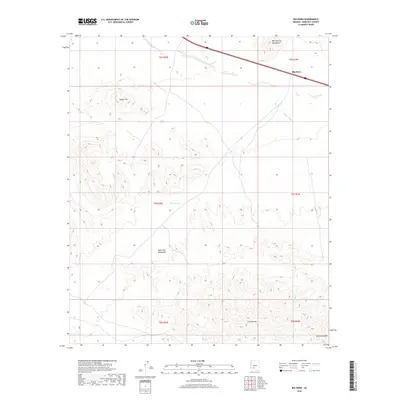 2018 Map of Big Horn, 2018 Print