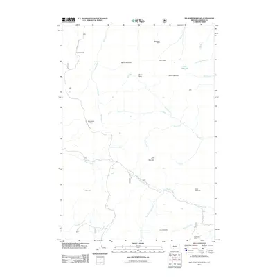 2011 Map of Big Horn Mountain, 2011 Print