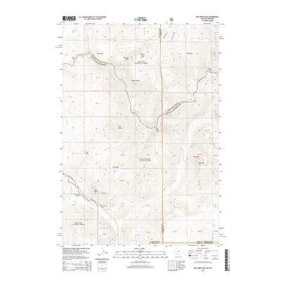 2014 Map of Big Horn Peak, 2014 Print
