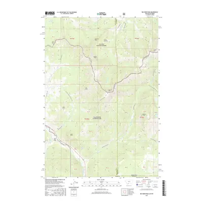 2017 Map of Big Horn Peak, 2017 Print
