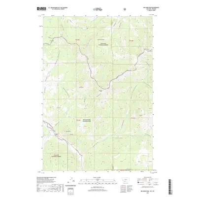 2020 Map of Big Horn Peak, 2020 Print