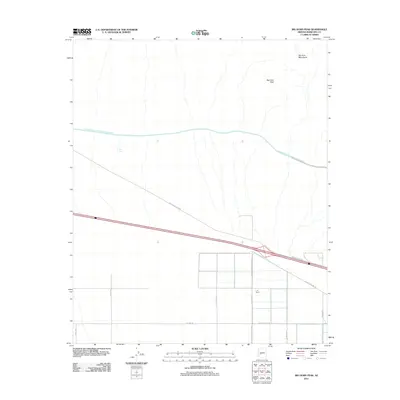 2011 Map of Big Horn Peak, 2011 Print