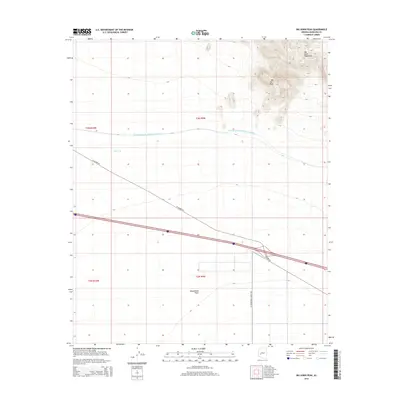 2014 Map of Big Horn Peak, 2014 Print