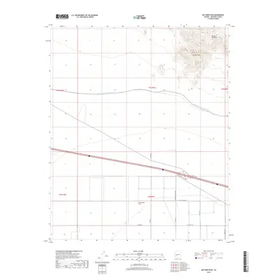 2018 Map of Big Horn Peak, 2018 Print