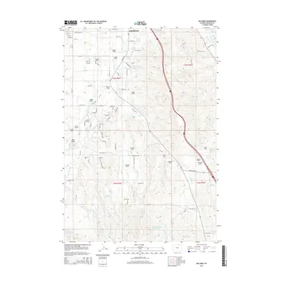2015 Map of Big Horn, 2015 Print