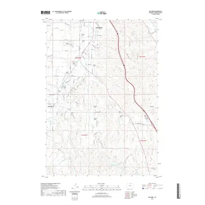2017 Map of Big Horn, 2017 Print