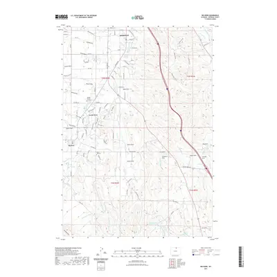 2021 Map of Big Horn, 2021 Print