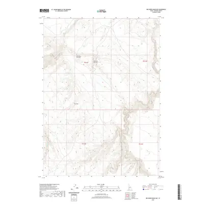 2020 Map of Big Horse Basin Gap, 2020 Print