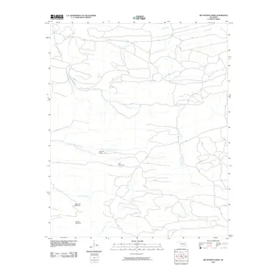 2010 Map of Big Hudson Creek, 2010 Print