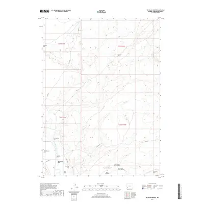 2018 Map of Big Island Bridge, 2018 Print