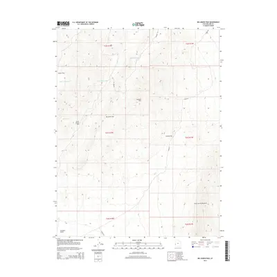 2014 Map of Big Jensen Pass, 2014 Print