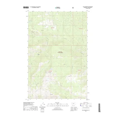2020 Map of Big Jim Mountain, 2020 Print