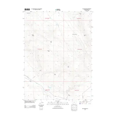 2013 Map of Big Joe Basin, 2013 Print