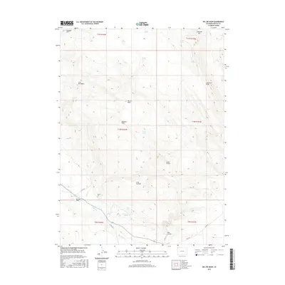 2016 Map of Big Joe Basin, 2016 Print