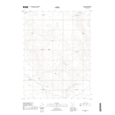 2019 Map of Big Joe Basin, 2019 Print